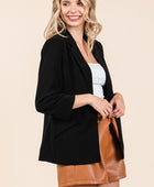 Classy Open-Front Casual Blazer