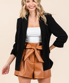 Classy Open-Front Casual Blazer