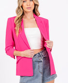 Classy Open-Front Casual Blazer