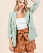 Classy Open-Front Casual Blazer