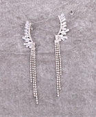 ANGELE DROP CUBIC ZIRCONIA EARRINGS