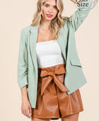 Classy Open-Front Casual Blazer