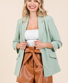 Classy Open-Front Casual Blazer