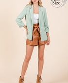 Classy Open-Front Casual Blazer