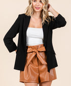 Classy Open-Front Casual Blazer