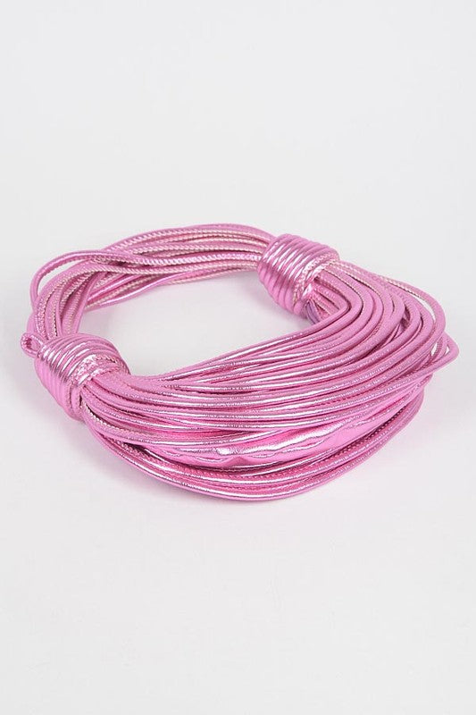 Metallic Zillion String Shoulder Clutch Bag - Body By J'ne