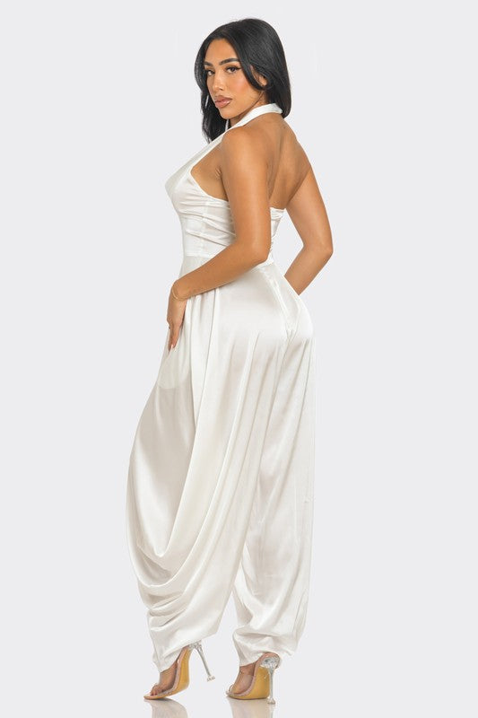 Ivory Serenity Jumpsuit - Body By J'ne