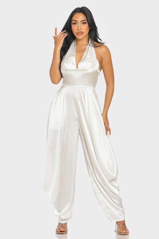Ivory Serenity Jumpsuit - Body By J'ne
