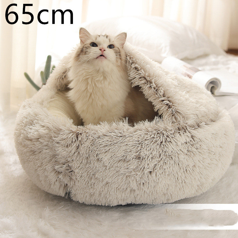 2 In 1 Dog And Cat Plush Bed - Body By J'ne