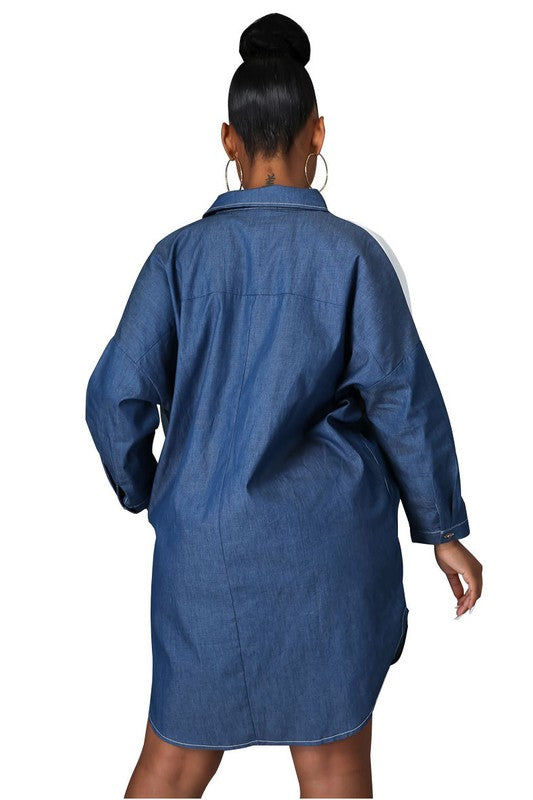 ALL GOOD SHIRT DRESS - Body By J'ne