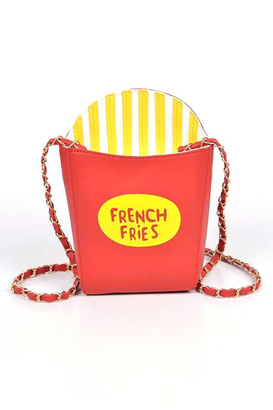 French Fries Crossbody Swing Clutch - Body By J'ne