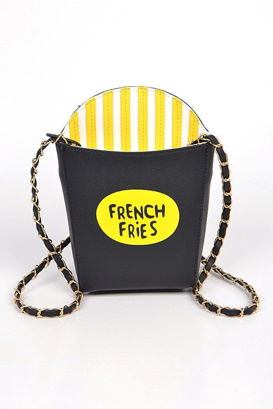 French Fries Crossbody Swing Clutch - Body By J'ne