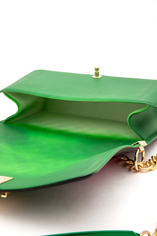 Mix Tone Textured Jelly Shoulder Bag - Body By J'ne