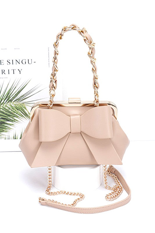 Bow Tie Top Handle Convertible Swing Bag