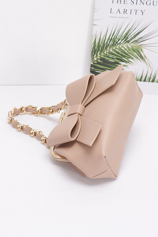 Bow Tie Top Handle Convertible Swing Bag