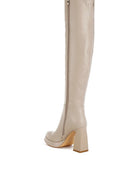 Nenana Faux Leather Knee-High Boots