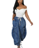 CHRISTA HAREM STYLE DENIM PANTS