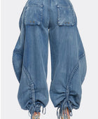 CHRISTA HAREM STYLE DENIM PANTS