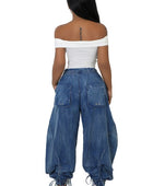 CHRISTA HAREM STYLE DENIM PANTS