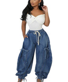 CHRISTA HAREM STYLE DENIM PANTS