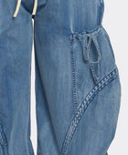 CHRISTA HAREM STYLE DENIM PANTS