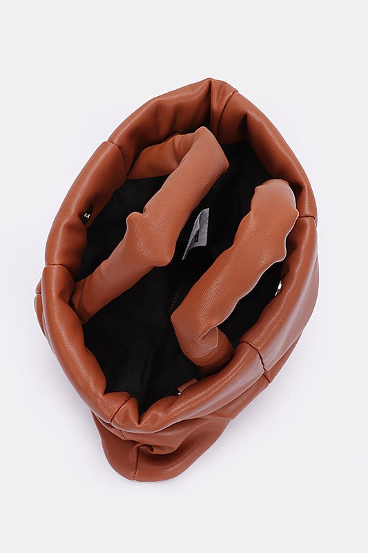 Quilted Soft Puffer Top Handle Swing Bag - Body By J'ne