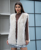 Long Fax Fur Cardigan