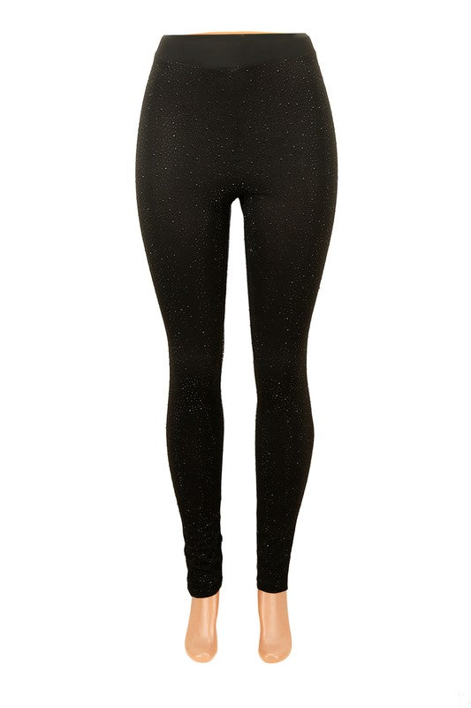 Rhinestone Pave Leggings - Body By J'ne