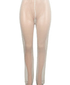 Rhinestone Mesh Pants