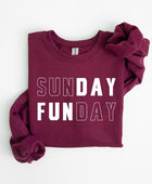 Sunday Funday Graphic Fleece Sweatshirts