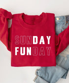 Sunday Funday Graphic Fleece Sweatshirts