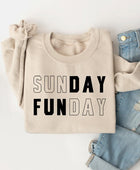 Sunday Funday Graphic Fleece Sweatshirts