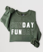 Sunday Funday Graphic Fleece Sweatshirts