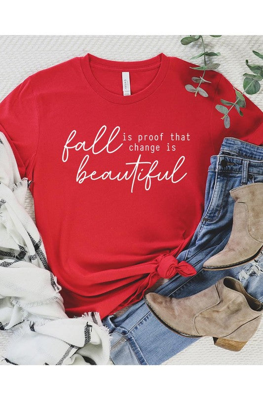 Fall Is Proof That Graphic Tee - Body By J'ne