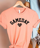 Game Day Football Heart Graphic Tee