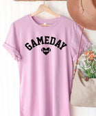 Game Day Football Heart Graphic Tee