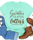 Sweaters,Leaves Graphic Tee