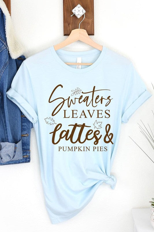 Sweaters,Leaves Graphic Tee - Body By J'ne