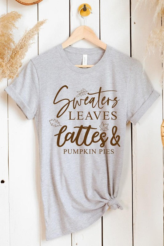 Sweaters,Leaves Graphic Tee