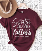 Sweaters,Leaves Graphic Tee