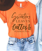 Sweaters,Leaves Graphic Tee