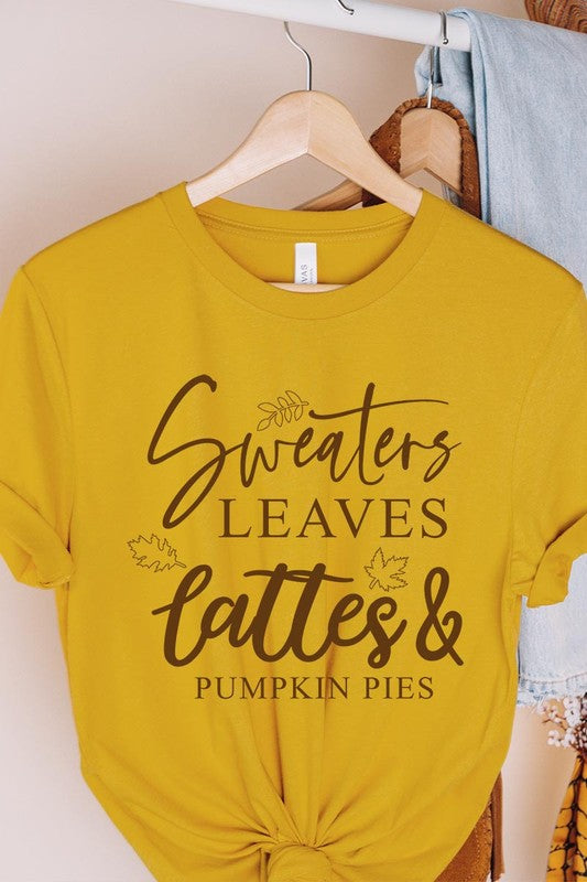 Sweaters,Leaves Graphic Tee - Body By J'ne