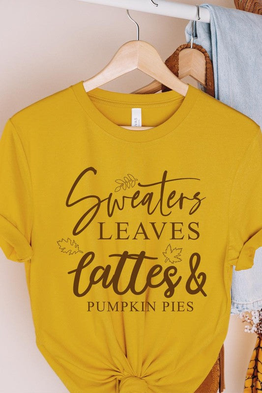 Sweaters,Leaves Graphic Tee