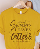 Sweaters,Leaves Graphic Tee