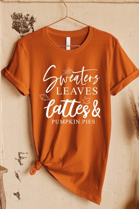 Sweaters,Leaves Graphic Tee