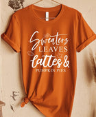 Sweaters,Leaves Graphic Tee