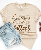 Sweaters,Leaves Graphic Tee