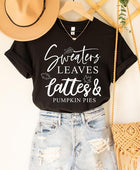 Sweaters,Leaves Graphic Tee