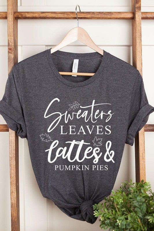 Sweaters,Leaves Graphic Tee - Body By J'ne