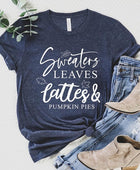 Sweaters,Leaves Graphic Tee